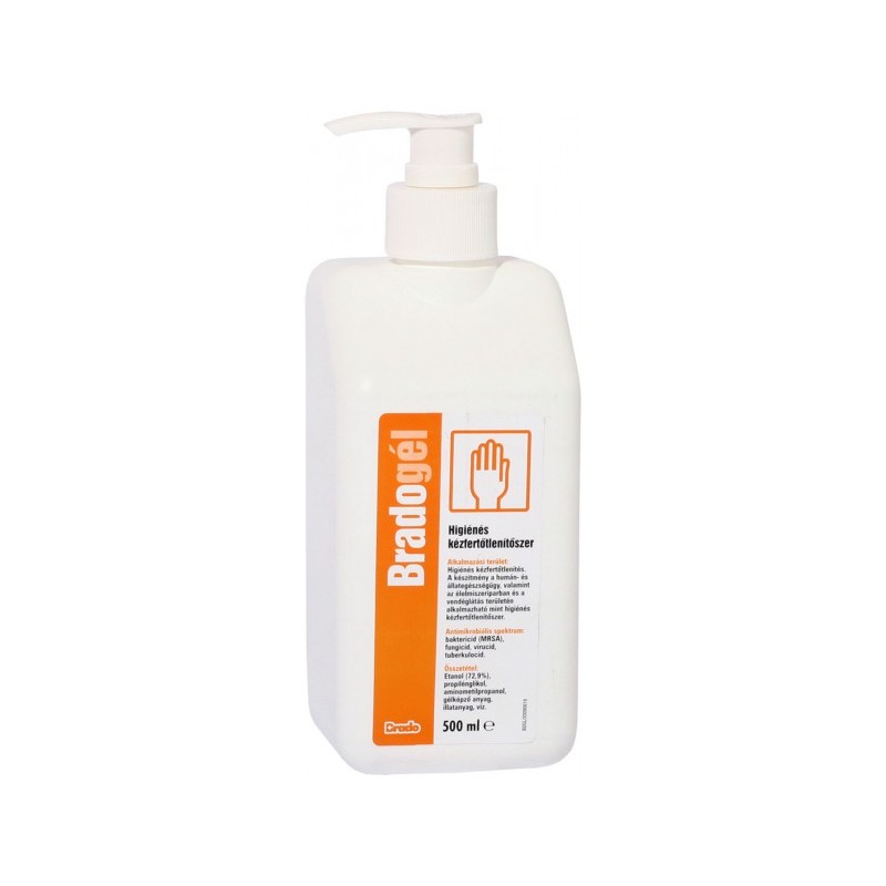 higiénés kézfertőtlenitő gél pumpás 500ml