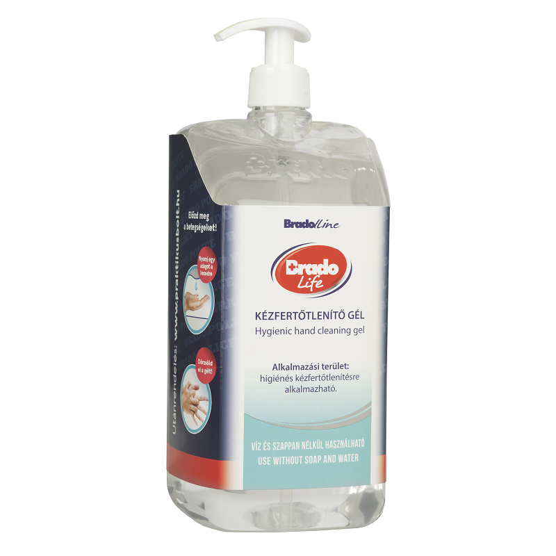 kézfertőtlenítő gél, pumpás 1500ml