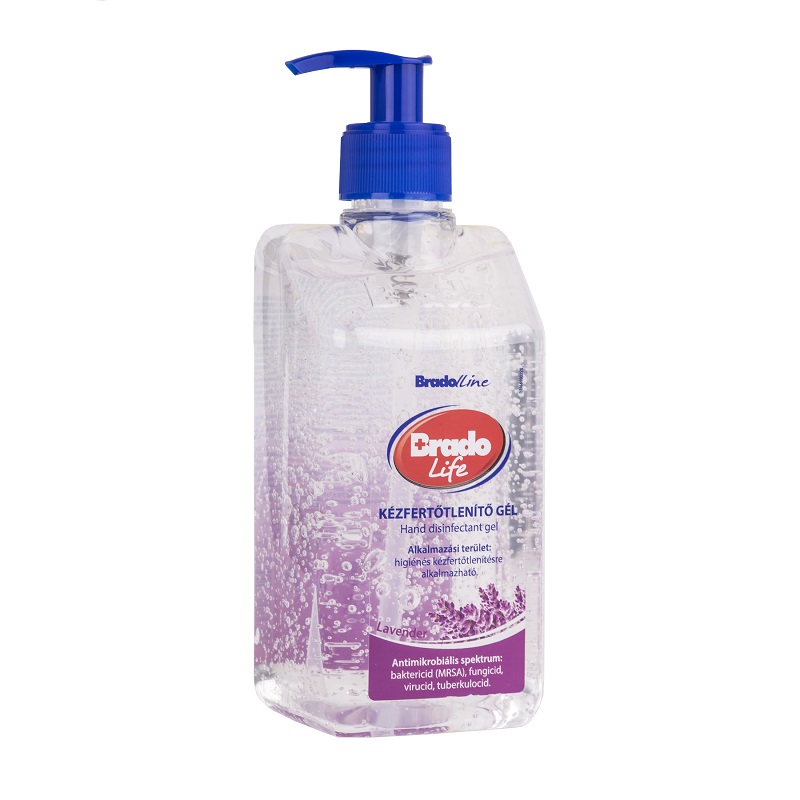 kézfertőtlenítő gél 500ml - levendula