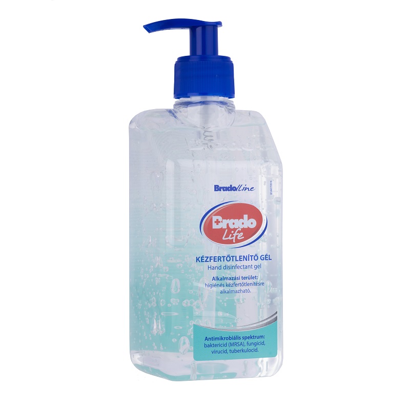 kézfertőtlenítő gél 500ml - sima