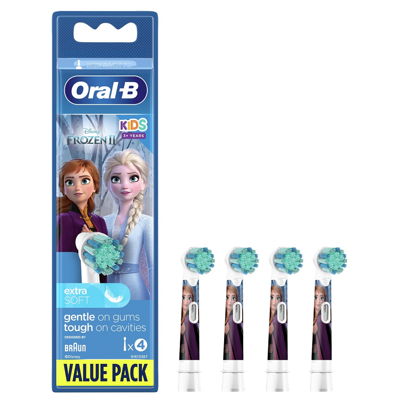 EB10-4 PRO Kids gyermek fogkefe pótfej Frozen 4db