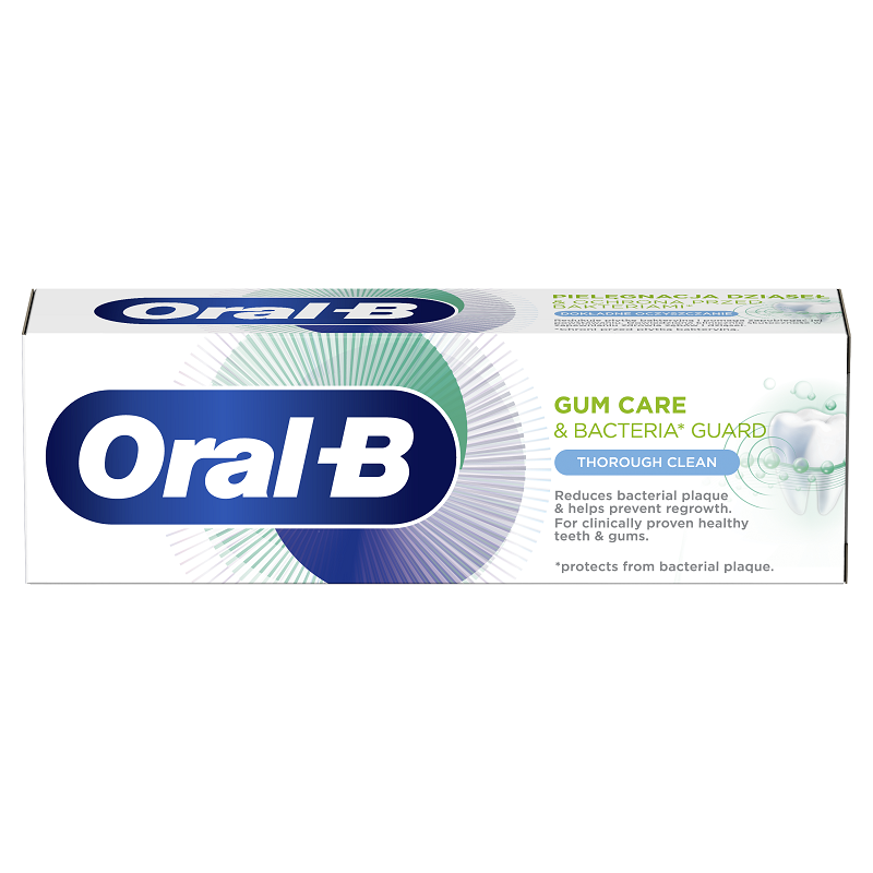 OralB Gum Care & Bacteria Guard Thorough Clean fogkrém 75ml