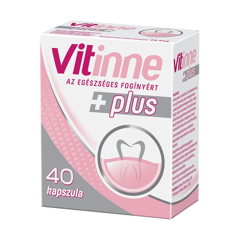 Vitinne Plus fogínyerősítő kapszula az egészséges fogínyért 40 db Vitinne Plus fogínyerősítő kapszula az egészséges fogínyért 40 db