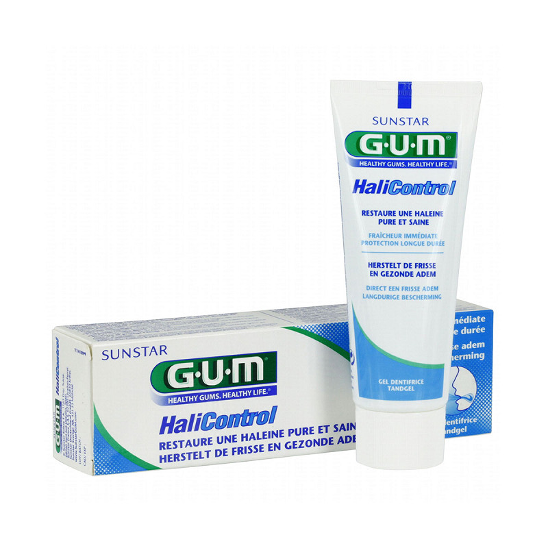 GUM HaliControl rossz lehelet elleni gél, 75ml GUM HaliControl rossz lehelet elleni gél, 75ml