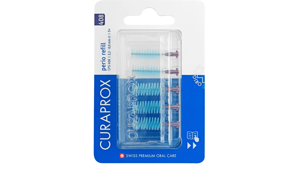 Curaprox Perio Plus fogköztisztító kefe 5db - CPS 408 - lila