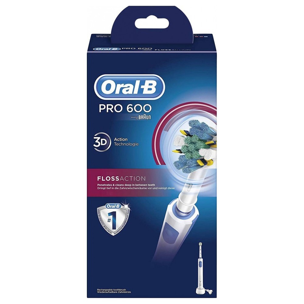 Oral-B PRO 600 FlossAction elektromos fogkefe Oral-B PRO 600 FlossAction elektromos fogkefe