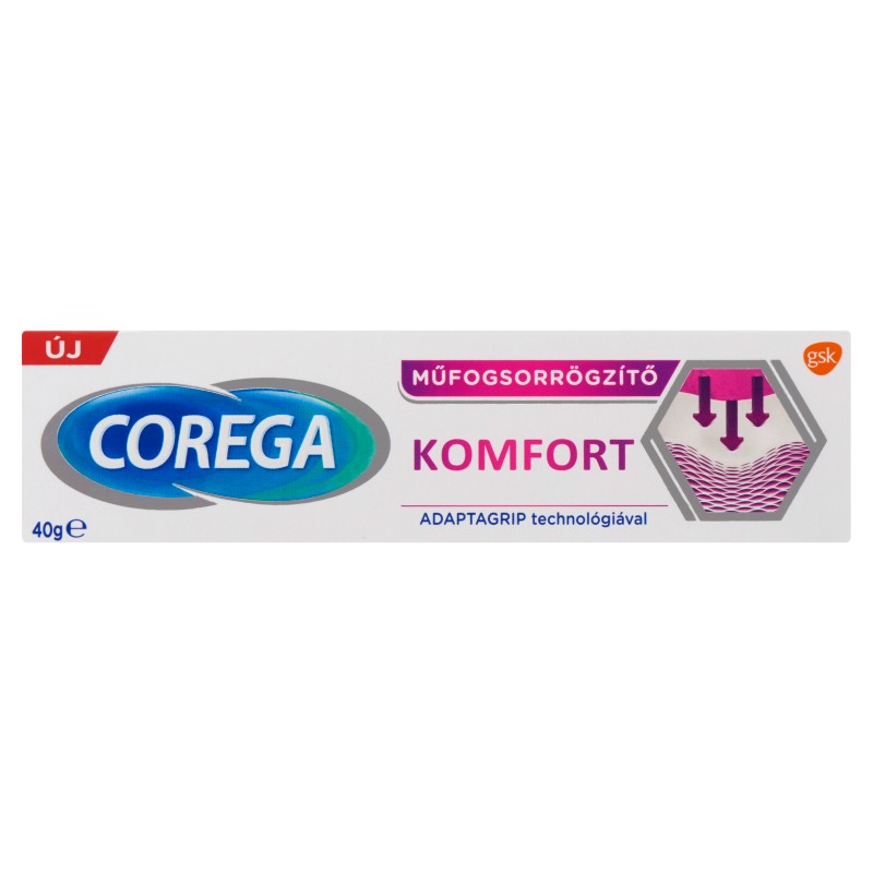 Corega Komfort műfogsorrögzítő gél - 40 gr Corega Komfort műfogsorrögzítő gél - 40 gr