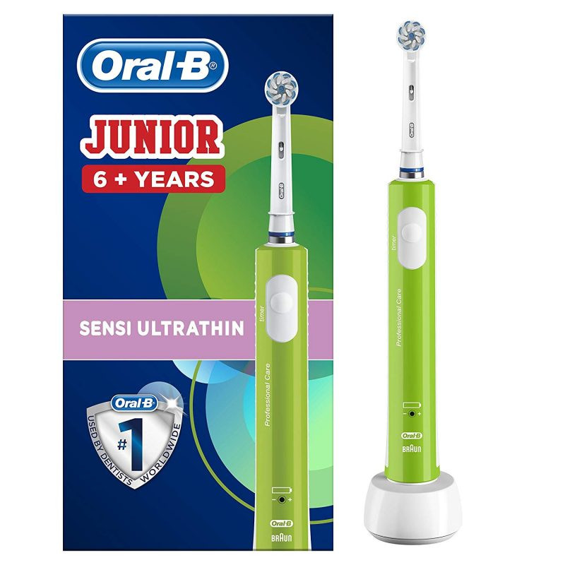 Oral-B PRO 400 Junior 6+ Zöld elektromos fogkefe Oral-B PRO 400 Junior 6+ Zöld elektromos fogkefe